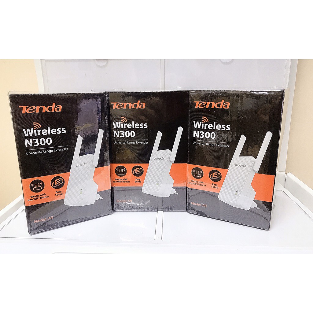 Bộ kích sóng wifi, tiếp nối sóng wifi Tenda A9 Tốc độ 300Mbps 2 Ăng ten