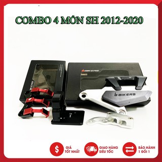🌴COMBO BỘ BIKER CNC CAO CẤP CHO SH 2017-2019 🌴 ( 4 chi tiết liệt kê bên dưới)