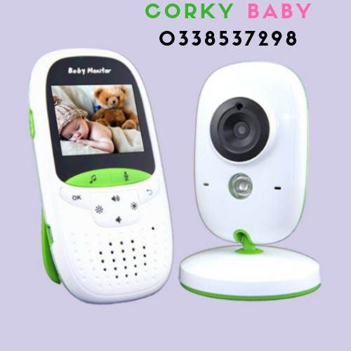 Camera báo khóc trẻ em màn hình màu siêu nhạy Baby Monitor