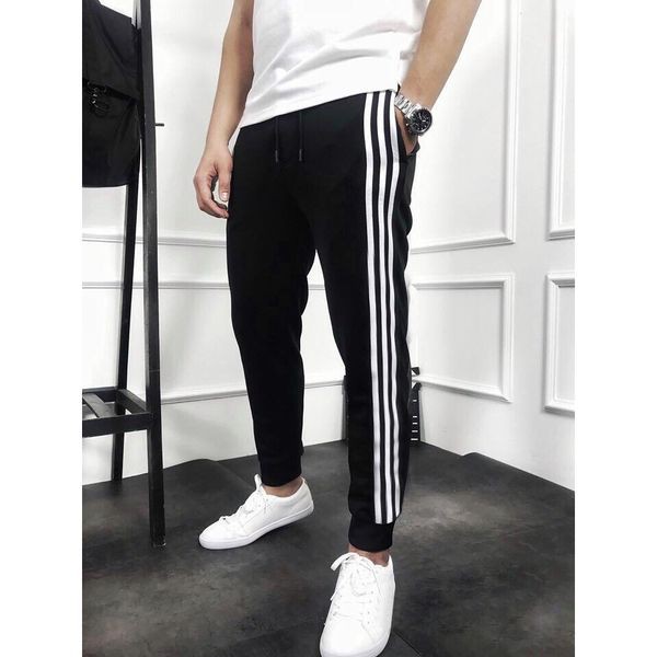 Quần jogger thể thao nỉ nam nữ LITAIA Quần thun dài nam 3 sọc thu đông SB01