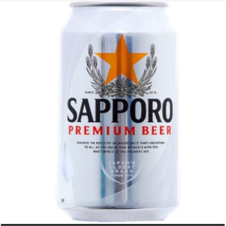 Bia Sapporo bạc lon 330ml (Combo 6 lon)