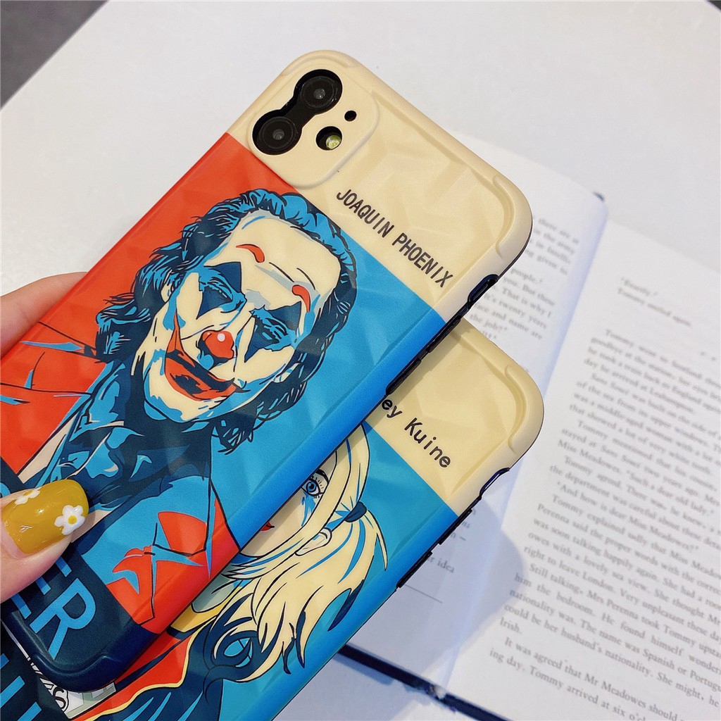 Ốp điện thoại nhựa mềm in hình nhân vật phim Joker cho iPhone11 PRO MAX 6/6s 7/8plus SE2 X/XS XR XSMAX