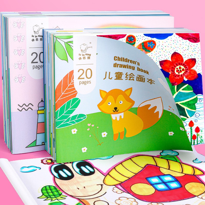 Sách Giấy Vẽ Tranh Khổ A4 Chuyên Dùng Cho Bé Mẫu Giáo