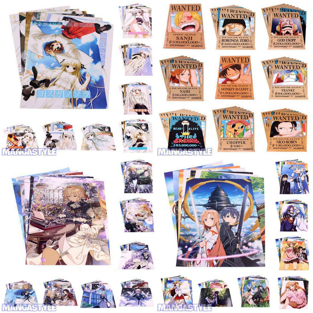 Hàng Có Sẵn - Poster In Hình Manga & Anime