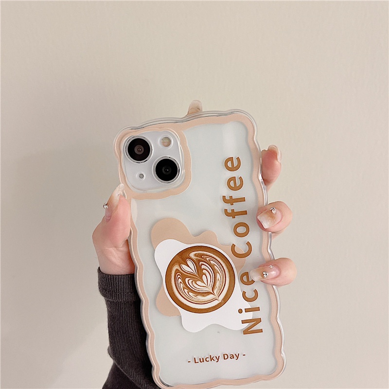 Ốp lưng iphone Ốp Điện Thoại Họa Tiết Sóng Biển Lớn Cho iphone13promax / 12 / Xs / 11 / 7 / 8 / Plus / Mini /ProMax-14 Dinuo case