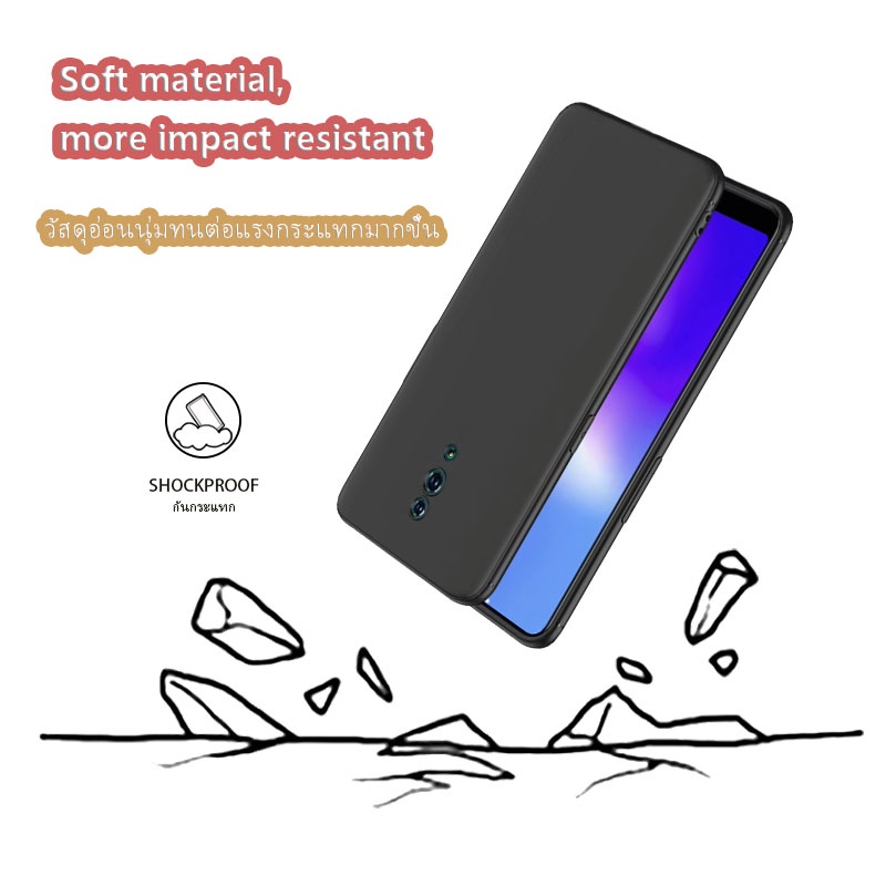 Ốp Điện Thoại TPU Dẻo Siêu Mỏng Chống Bám Vân Tay Thời Trang Cho Oppo Reno CPH1917 PCAM00 PCAT00