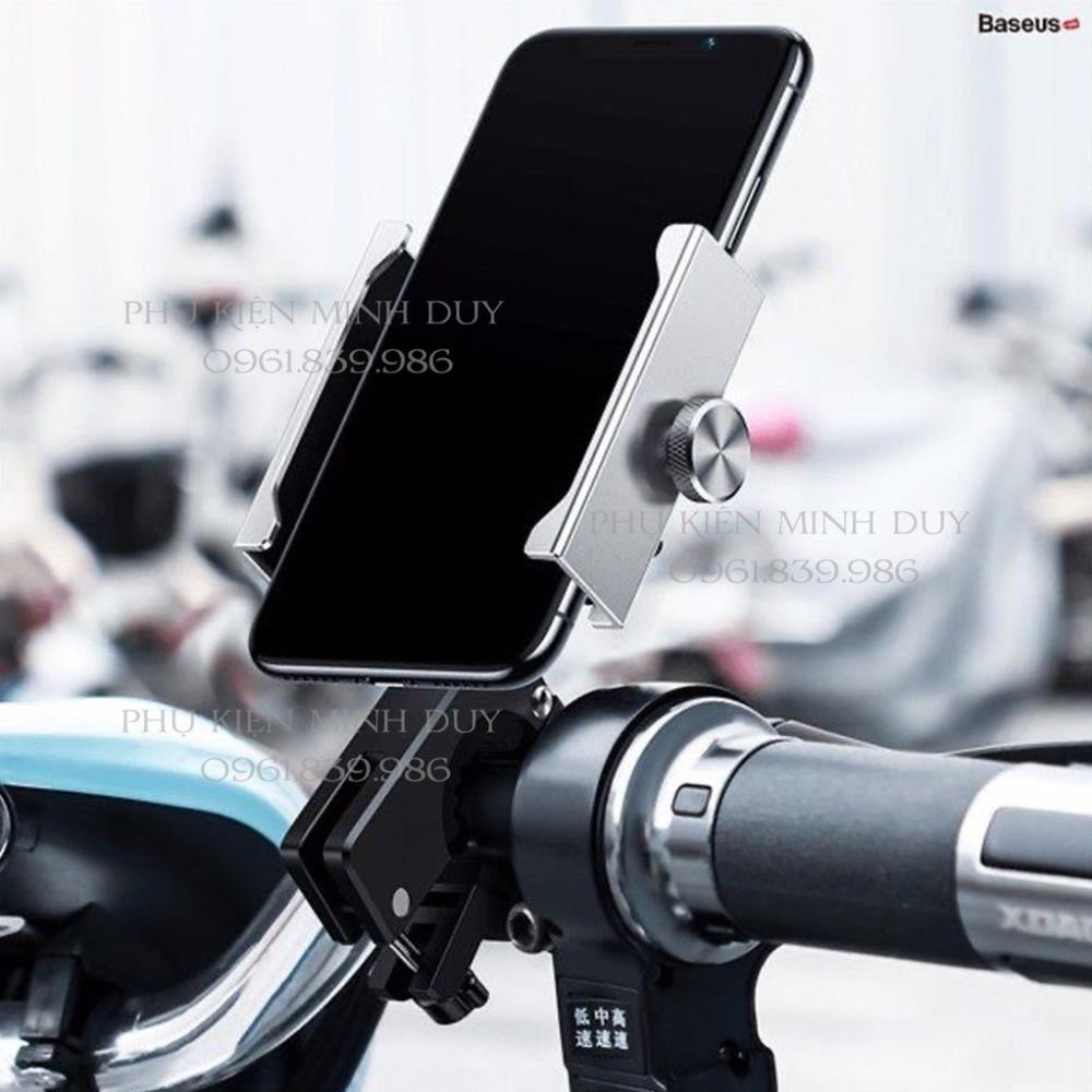 Đế giữ điện thoại dùng cho xe đạp/mô tô/ xe máy Baseus Knight Motorcycle Holder (Phone Mount/ Holeder Applicable for...)
