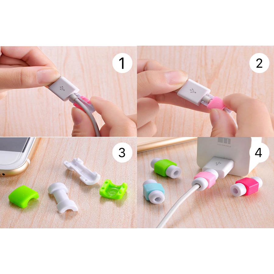 Nút bảo vệ cáp sạc điện thoại, máy tính