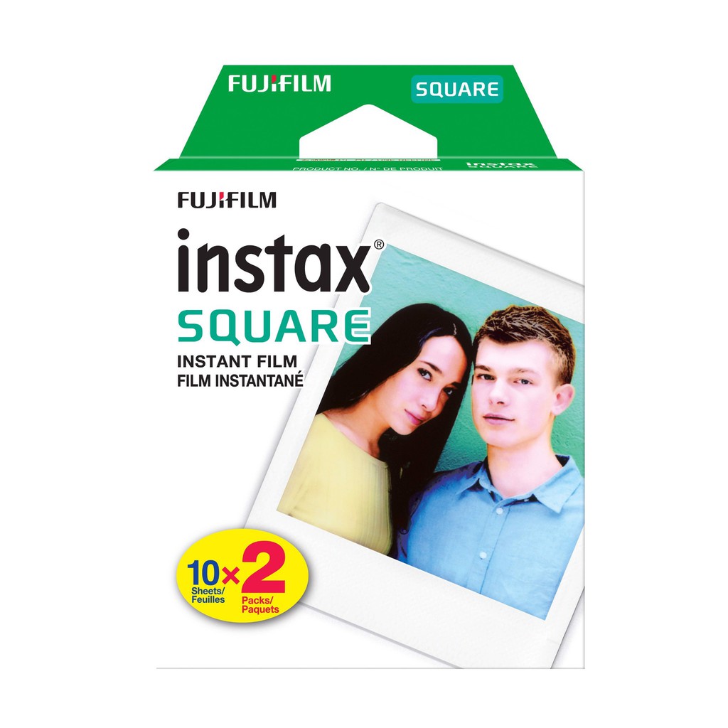 Giấy in máy ảnh Fujifilm Instax square 1 pack (10 kiểu)