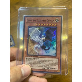 Lá bài thẻ bài Yugioh Light And Darkness Dragon – Super Rare - Tặng bọc bài nhựa bảo quản