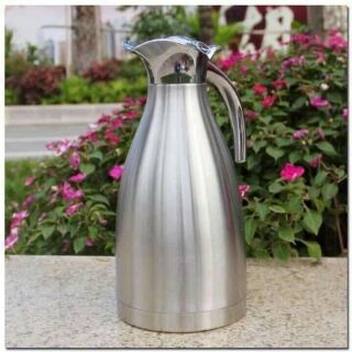 ẤM BÌNH NƯỚC INOX 2L TRẮNG (HÌNH THẬT)