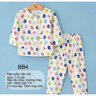 BB4_full size rập giấy may bộ đồ