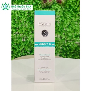 Sữa rửa mặt than hoạt tính, giảm mụn Lency - S