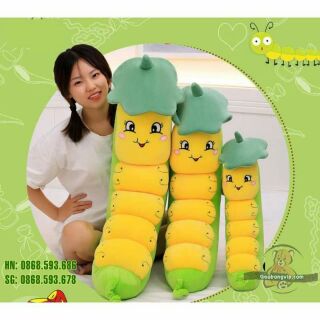Gối ôm 3d con sâu