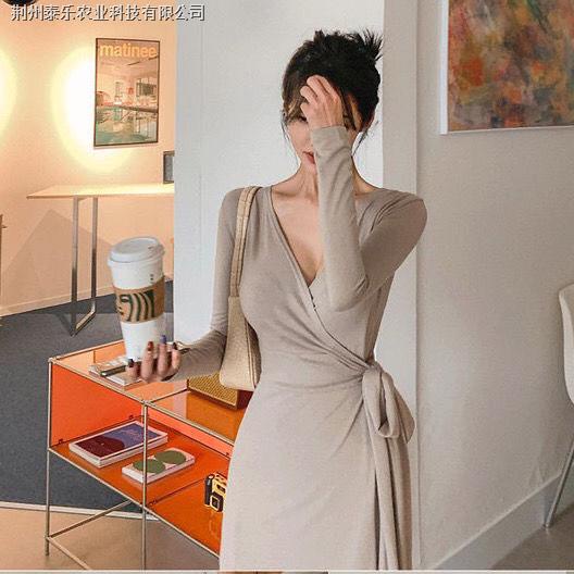 Đầm Dáng Dài Cột Dây Một Mảnh Phong Cách Retro Phương Tây Dành Cho Nữ