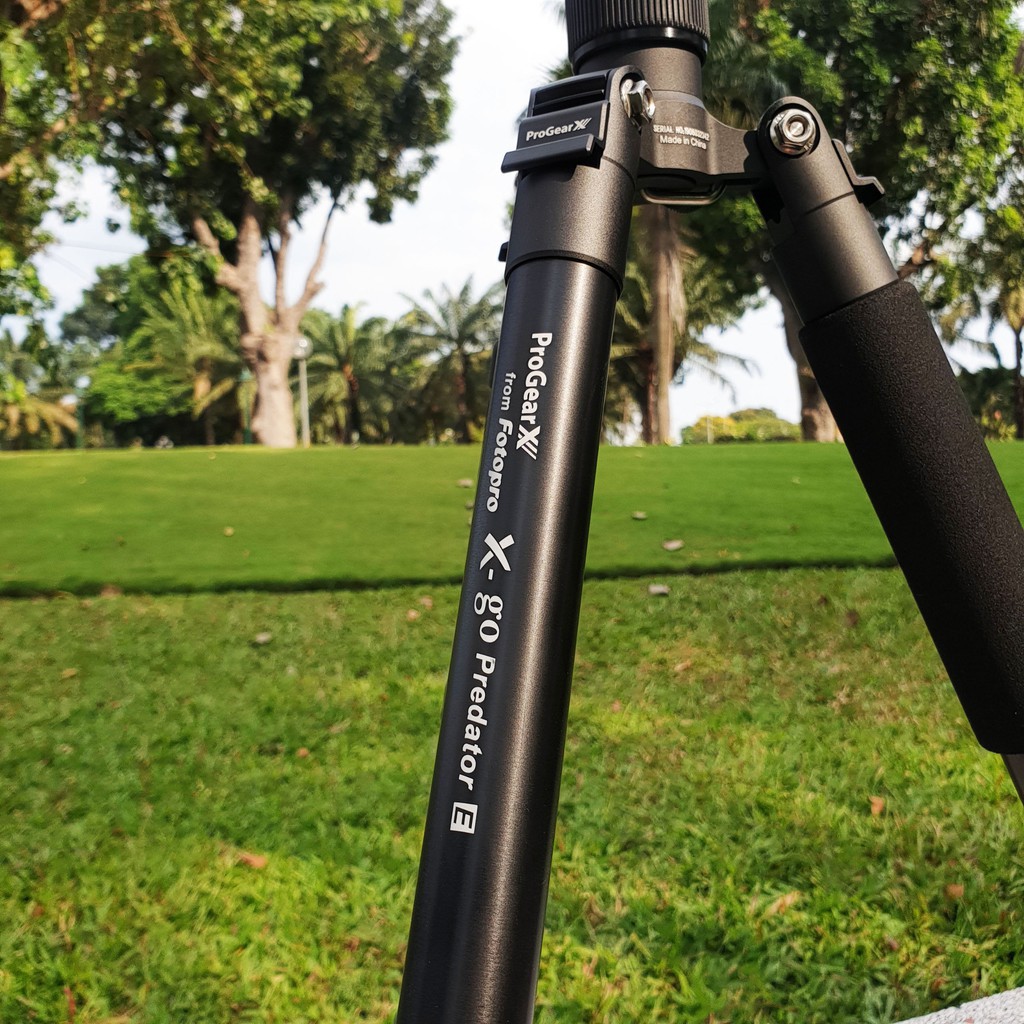 Tripod chuyên nghiệp Fotopro X-GO Predator E tải nặng từ 12kg chiều cao lên tới 1m71