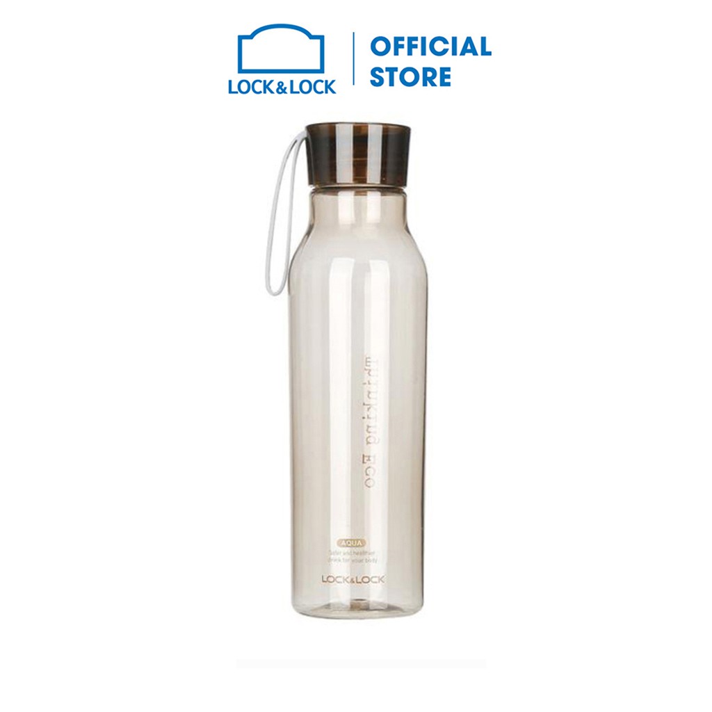 [Mã LIFELOCK07 giảm 8% tối đa 50K đơn 99K] Bình Đựng Nước Lock&Lock Eco Water Bottle ABF644BRW (550ml)- màu nâu