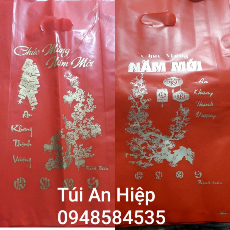 Túi chúc mừng năm mới (1kg) | Happy new year plastic bag