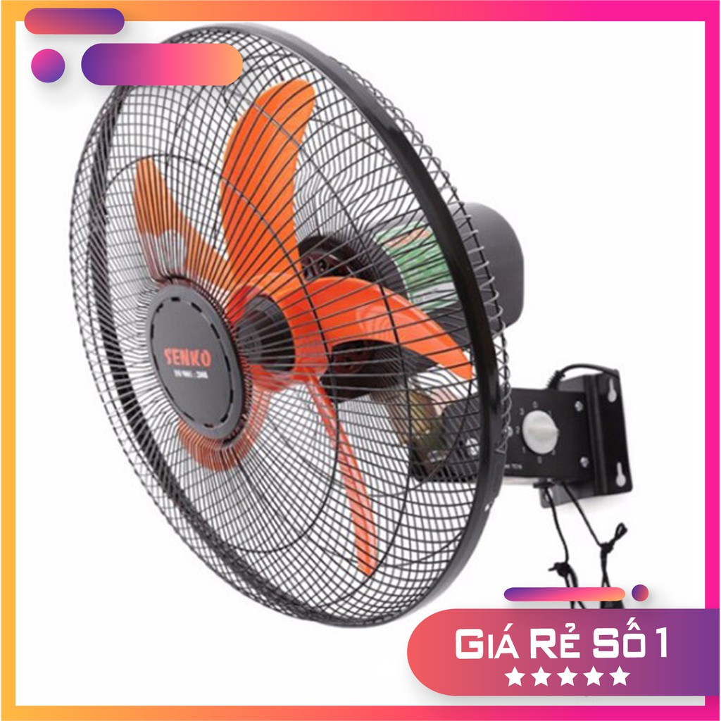 Quạt Treo Tường Senko TC16-2 Dây- 5 Cánh- Bảo Hành 2 Năm-Quạt Điện Treo Tường Giá Rẻ CHÍNH HÃNG