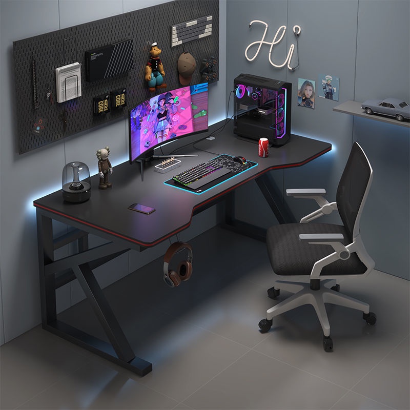 Bàn gaming học tập chữ Z K U 1,2m & 1m giá xưởng, bàn làm việc chân sắt 2x4cm sơn tĩnh điện lắp ráp chắc chắn