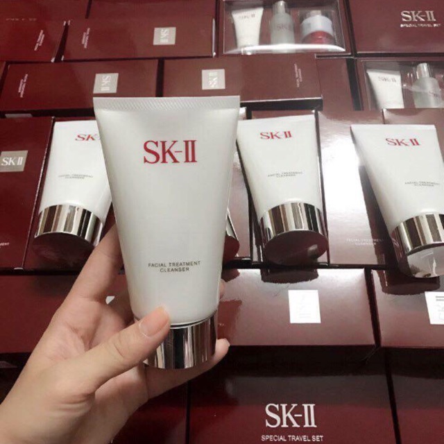 Sữa rửa mặt Skii full sz 120g tuýp lùn nội địa Nhật