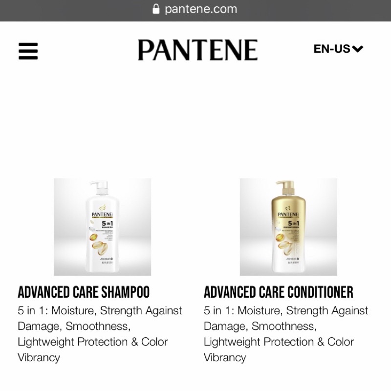 Dầu xả Pantene Pro-V Advanced Care 5in1 1,13 l của Mỹ (Mẫu Mới)