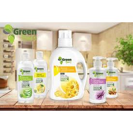 Nước giặt xả quần áo hữu cơ Organic cho gia đình Green Bee’s hương Cúc La Mã 2000ml (Chứng nhận hữu cơ USDA Organic)
