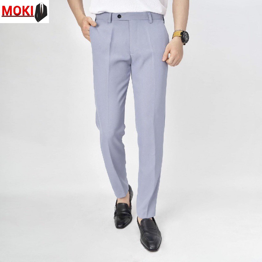 Quần tây âu nam MOKI dáng slimfit, chuẩn thiết kế hàn quốc, cực tôn dáng, lịch sự, trẻ trung | BigBuy360 - bigbuy360.vn