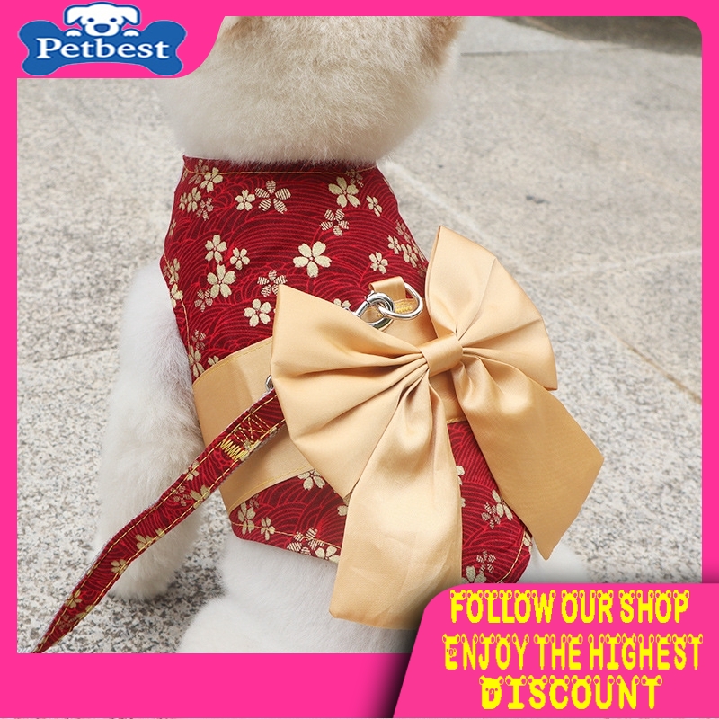 Áo Kèm Dây Dắt Thú Cưng Đi Dạo Kiểu Nhật