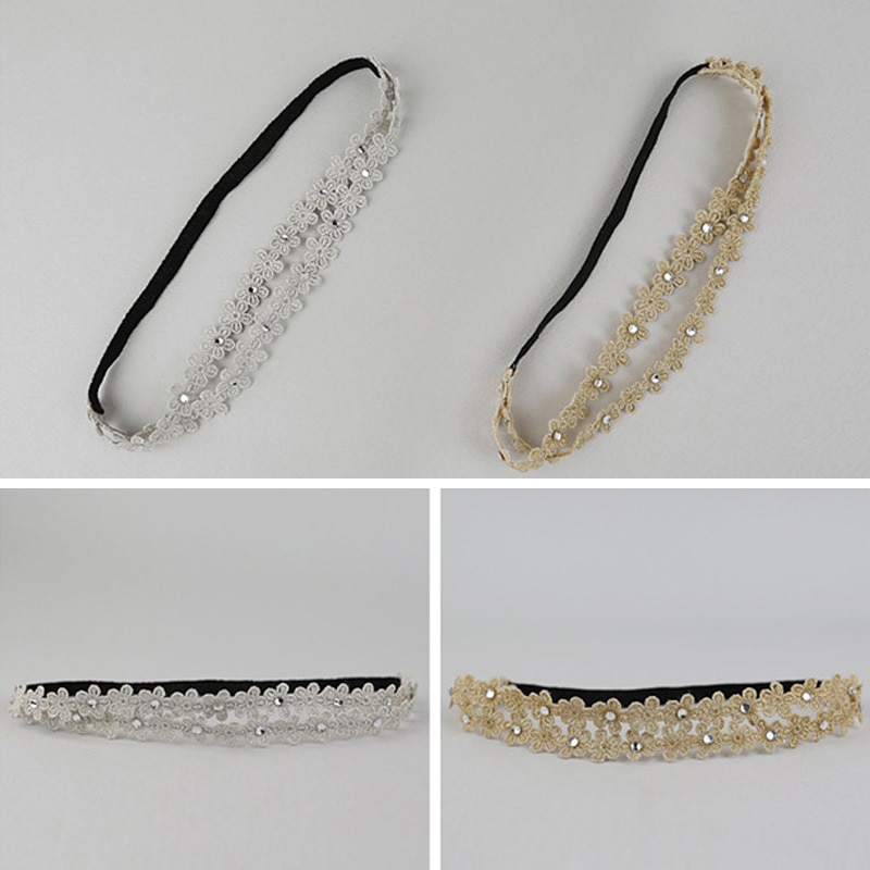 Băng Đô Đính Hoa Xinh Xắn Cho Bé Gái