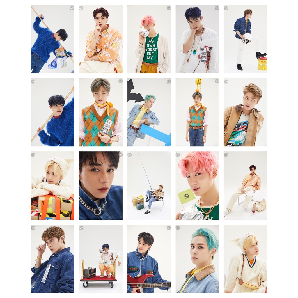 Bộ 12 poster khổ A4, A5 NCT - RESONANCE Pt.2 tự chọn 3 thành viên