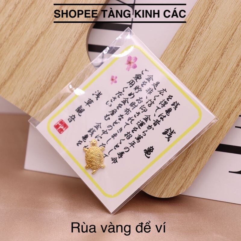 Rùa vàng thần tài may mắn phong thuỷ trấn giữ tài lộc