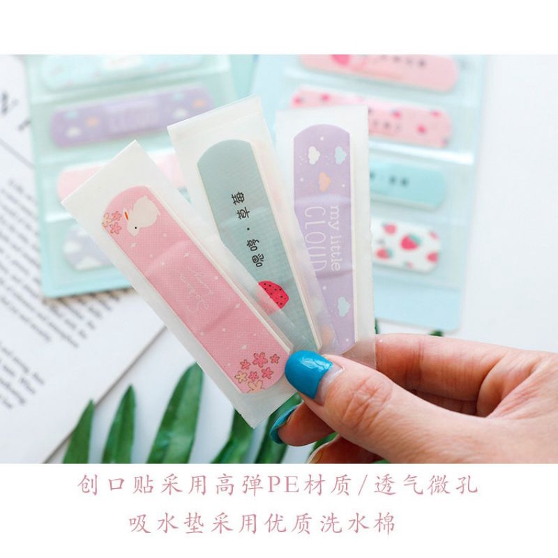 Băng Keo Cá Nhân In Hình Hoạt Hình Dễ Thương Set 4 Cái