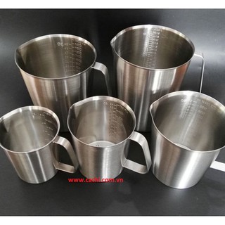 Ca inox 2000 ml có chia vạch