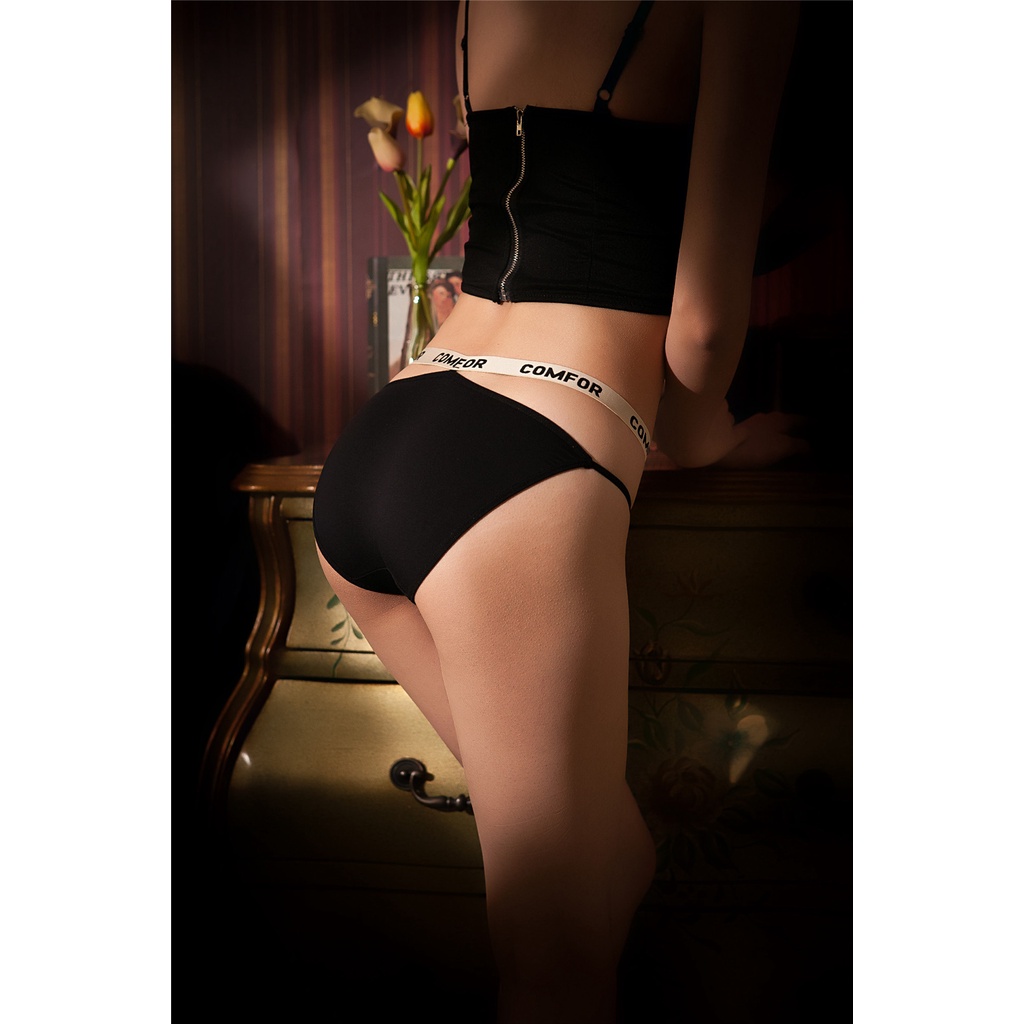 Quần lót nữ sexy dây chéo iBRA's cao cấp Quần lót cotton trơn vải mềm mại thoáng khí gợi cảm đẹp quyến rũ i57