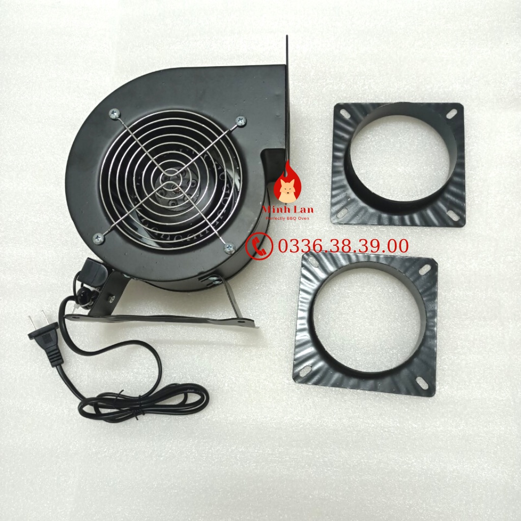 Quạt ly tâm mini công suất 120W, quạt hút mùi bếp nướng