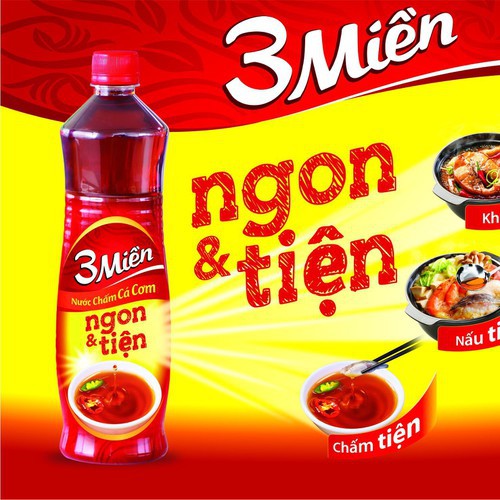 Nước Mắm Cá Cơm 3 Miền 800ml