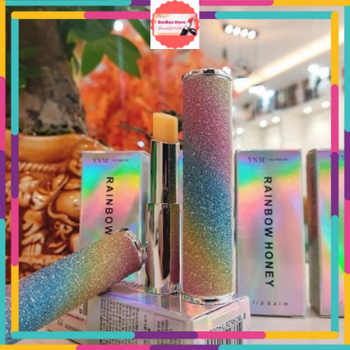 Son Dưỡng Môi Đổi Màu YNM Rainbow Honey Lip Balm 3.5g [Hết Môi Thâm 100%-Hàng Auth]