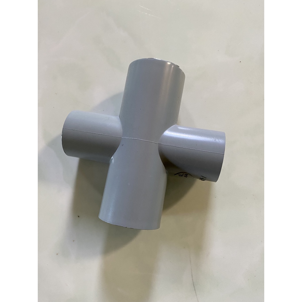 Chữ thập, dấu cộng nhựa PVC 34 giảm 27, chữ thập giảm 34/27