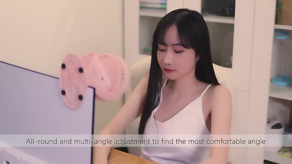 Quạt tích điện để bàn - Quạt kẹp xoay 720 ( kèm pin tích điện và dây sạc ) Q1 | BigBuy360 - bigbuy360.vn