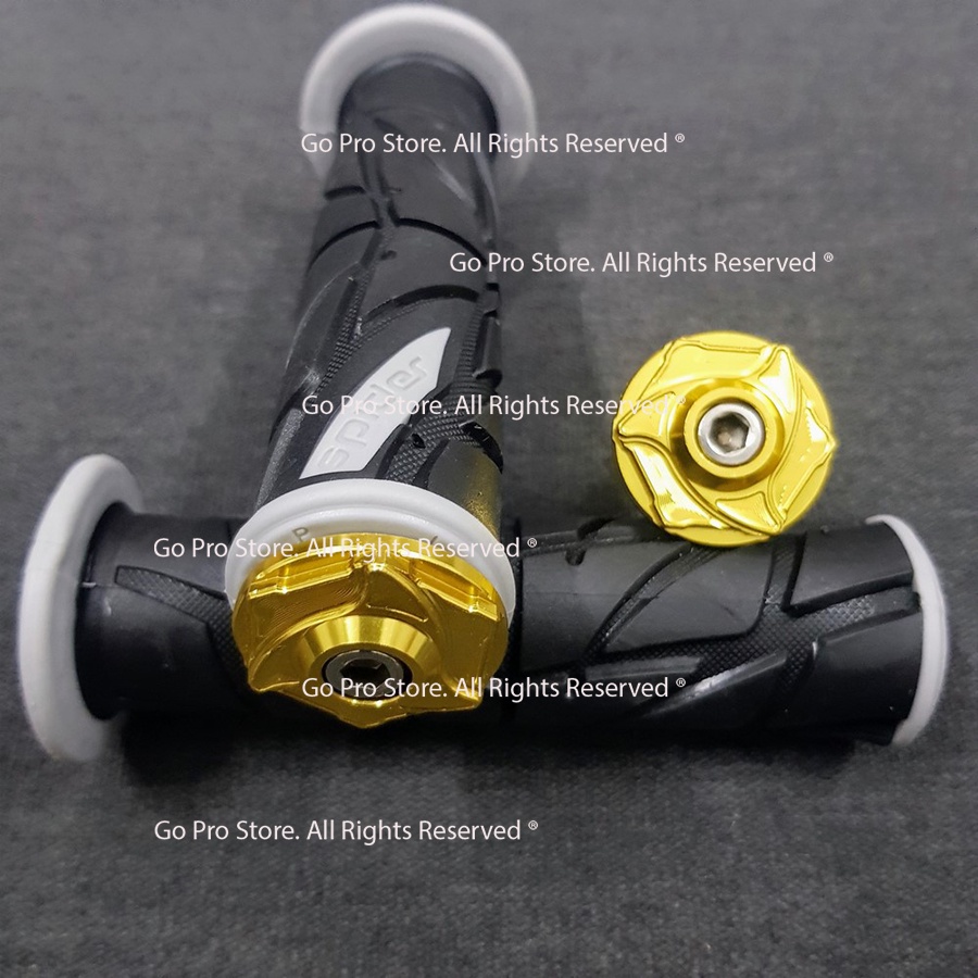 Combo Bao Tay SPIDER &amp; GÙ NHÔM CNC G1143 Gắng Xe Máy