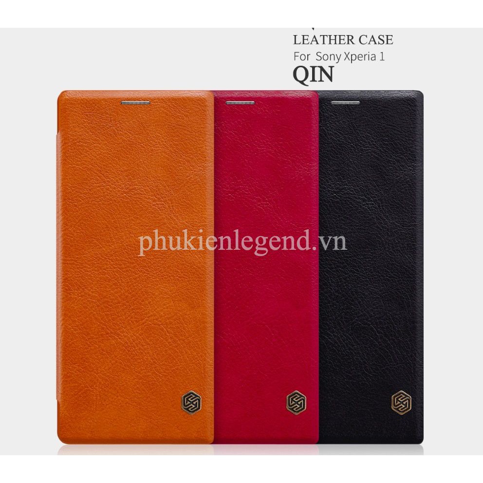 Bao da Sam Sung Galaxy S21 Plus/ S21 Ultra chính hãng Nillkin QIN có ngăn đựng thẻ ATM tiện lợi