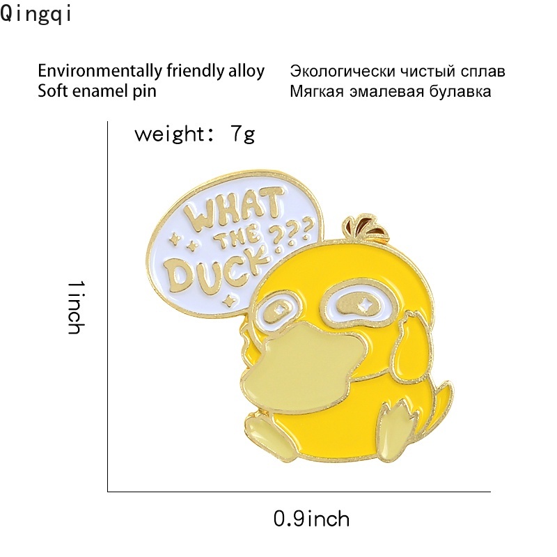 Ghim cài áo Miss Zoe thiết kế hình chú vịt con hoạt hình đáng yêu