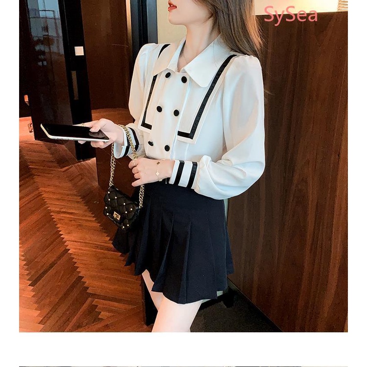 Áo Sơ Mi Voan Plus size Thanh Lịch Theo Phong Cách Mùa Thu Dành Cho Nữ