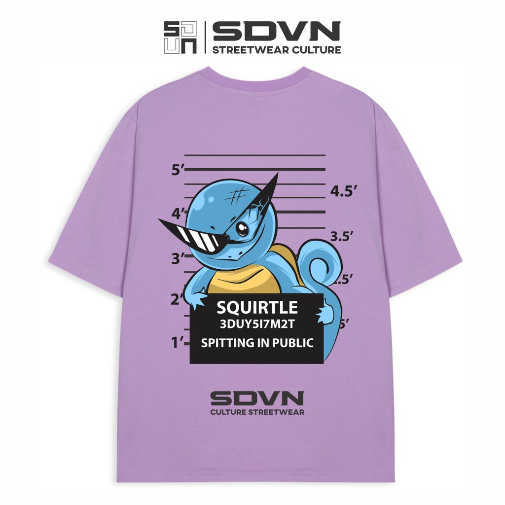Áo Thun Unisex Nam Nữ SDVN Squirtle | BigBuy360 - bigbuy360.vn