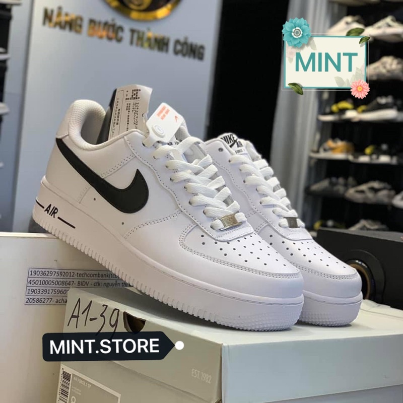 🌻MINTSTORE🌻Giày sneaker foce trắng móc đen