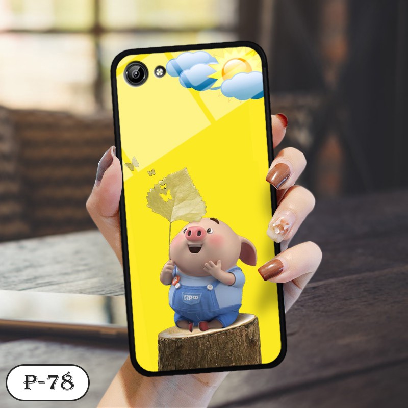 Ốp lưng kính 3D Vivo Y53- hình cute