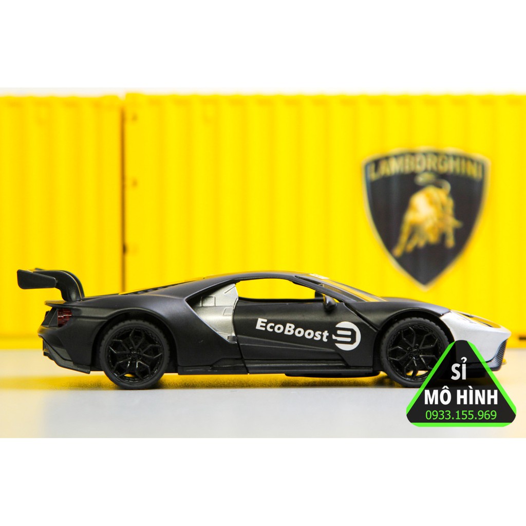 [ Sỉ Mô Hình ] Mô hình siêu xe Ford GT New 1:32 Đen