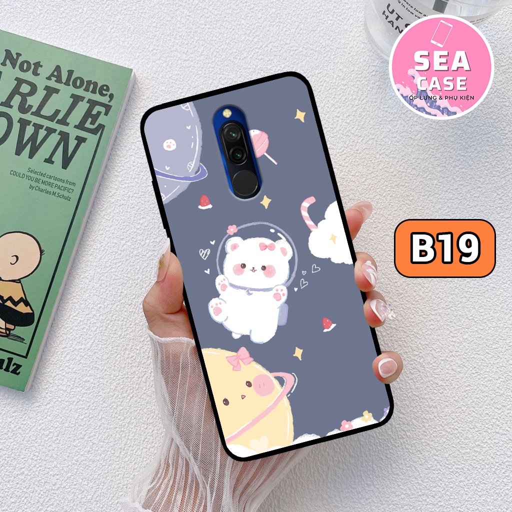 Ốp lưng XIAOMI REDMI NOTE 8 PRO/ REDMI 8/ REDMI 9 hình gấu đáng yêu,dễ thương – ốp nhựa chống trầy,chống va đập