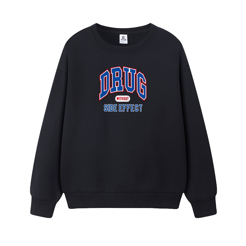 Áo Sweater Cổ Tròn Dài Tay Nữ Nam Unisex Chất Vải Nỉ Poly Drug WAW001NO
